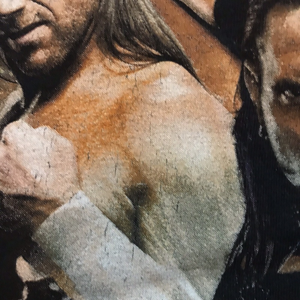 Vintage WWE T Shirt Youth L 32" Black Raw Undertaker Cena‎ Mysterio Smack Down - Picture 8 of 9